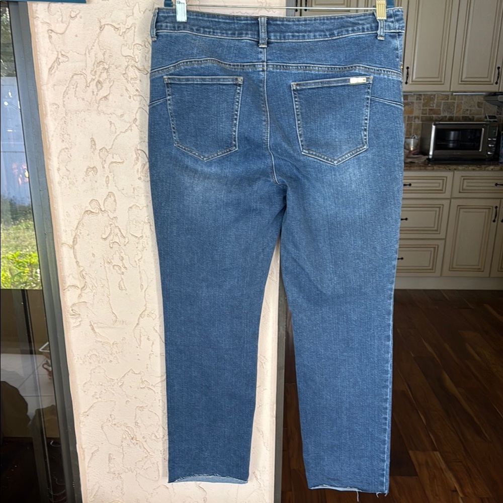 Chico's Blue Boot Cut Jeans with Classic Denim Style - Picture 3 of 9